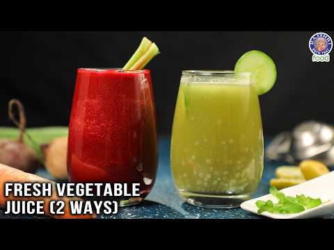 Hydrating & Refreshing Vegetable Juices - 2 Ways | Healthy Juice For Good Health & Skin | Chef Ruchi