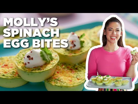 Molly Yeh's Spinach Egg Bites | Girl Meets Farm | Food Network