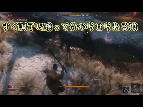 【SEKIRO】 調子にのってわからせられる狼　切り抜き　その①