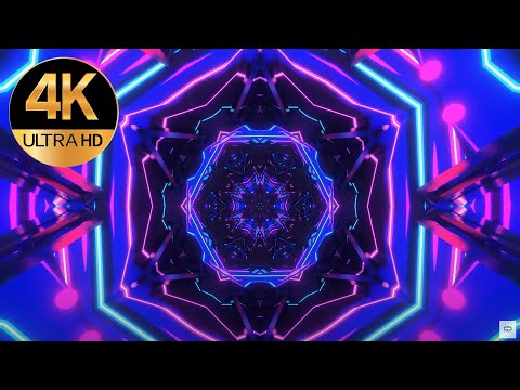 5 hour 4k VJ loop Flashing Metallic Multi color Mind Relaxing Visual background Video, screensaver