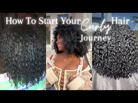 How to Start Your Curly Hair Journey! | Transition to Natural Hair, Tips & Tricks