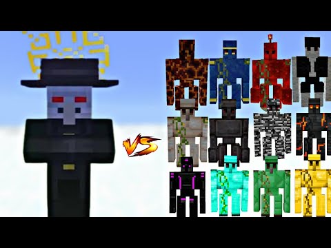 Minecraft: All Golems vs Apostle - Ultimate Battle! (Iron, Snow, Tuff & More)