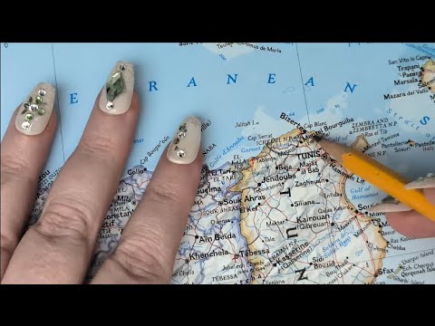 ASMR ~ Bizerte, Tunisia History & Geography ~ Soft Spoken Map Tracing Google Earth