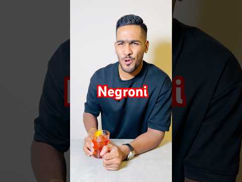 Classic negroni recipe #barreels #negroni #bollywood #love #jubinnautiyal #cocktailbar #music #bar