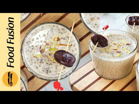 High Protein Dates Sharbat Ramadan Special Recipe by Food Fusion