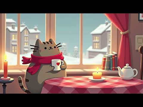 Pusheen Cozy Vibes Lofi 🎵 Soft & Warm Lofi Chill ☕ Relaxing Study Music 🎧 [Lofi Hip Hop]