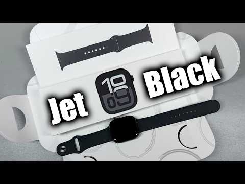 Unboxing Apple Watch Series 10 Jet Black 46mm Black Sport Band