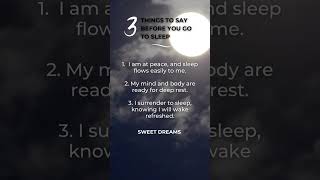 Peaceful sleep affirmations~sweet dreams. #sleepaffirmations #sleepwelltonight #sleepbettertonight