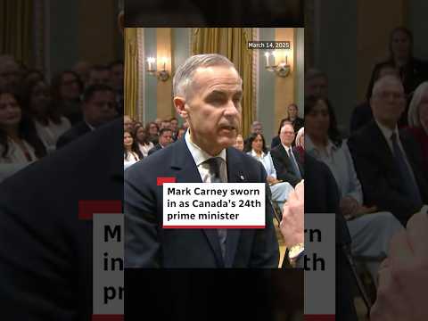 Mark Carney sworn in as Canada’s 24th prime minister