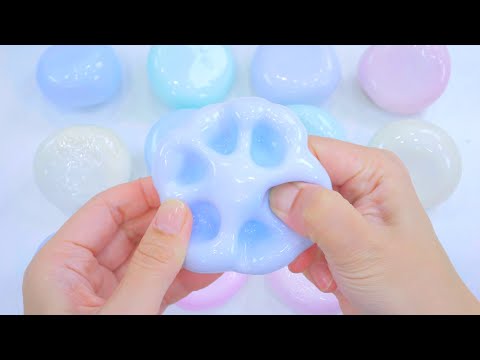 【ASMR】Crunchy Squishy Ball Ice Skin Stress Ball　色んな粒の大きさの砂スクイーズを作って真空パックにしたら最高すぎた