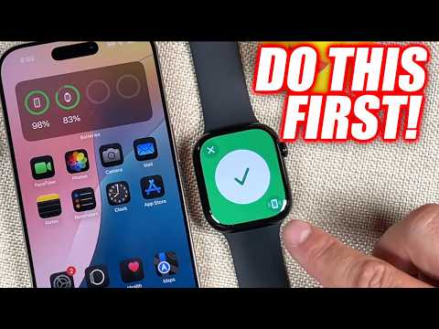 How To Set Up The Apple Watch Series 10 With iPhone (Basics)