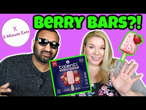 Talenti Mini Sorbetto Bars Summer Strawberry Review