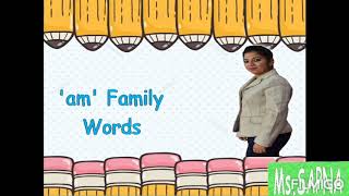 'am' family words/ Easy Learning English/ Online Study Resources