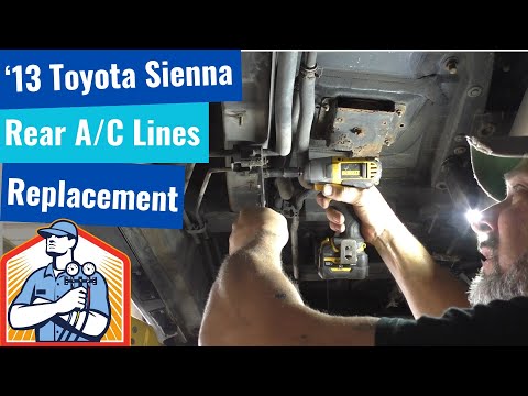 Toyota Sienna - Rear A/C Lines Replacement