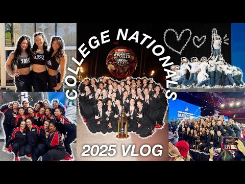 COLLEGE DANCE NATIONALS 2025 VLOG | traveling to FL, UDA comp, & disneyworld