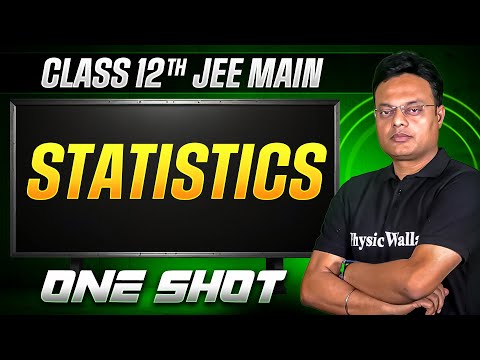 MANZIL Comeback: STATISTICS in 1 Shot | All Concepts + PYQs | JEE Main