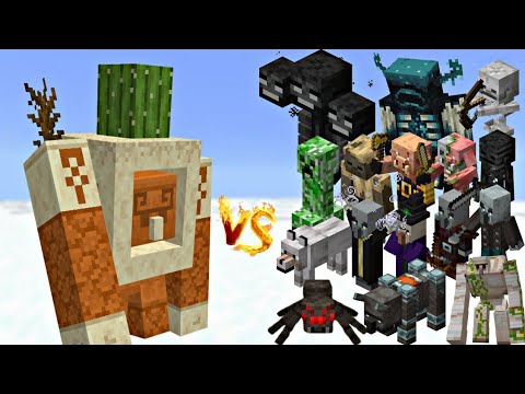 Minecraft: All Mobs vs first of sand– Ultimate Battle!