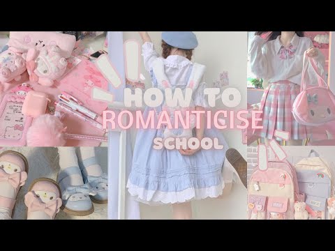 How to Romanticize School for 2022 - ways to enjoy school life 📚🎧🏫