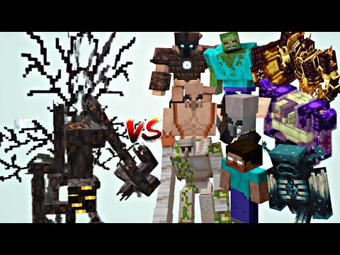 Wilted Faces the Strongest Bosses in Minecraft!