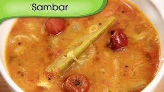 Sambar Recipe - How To Make Sambar For Idli or Dosa - South Indian Lentil and Vegetable Curry