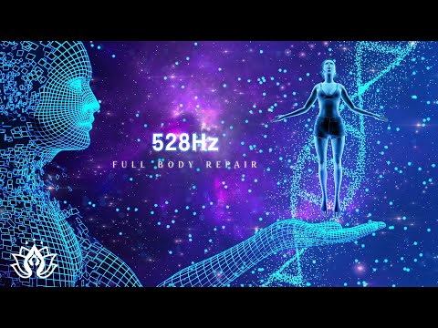 528Hz- Deep Sleep: Alpha Waves Heal The Whole Body and Spirit, Full Body Repair and Regeneration