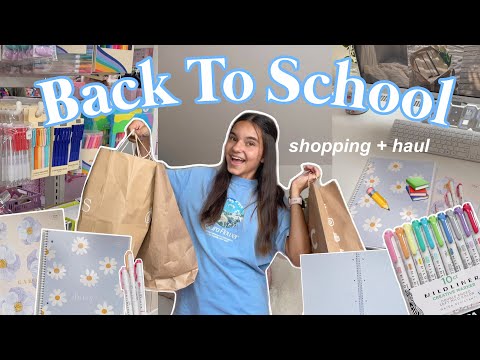 BACK TO SCHOOL SHOPPING✏️🛒 zakupy szkolne + haul