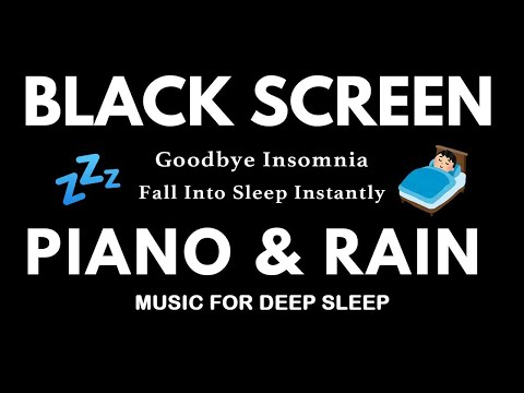 FALL INTO SLEEP INSTANTLY • Goodbye Insomnia, Stress And Anxiety Relief | Rain Sounds for Sleeping