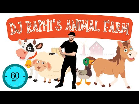 Old MacDonald Had a Farm | 60 Minutes with DJ Raphi | Kids Dance & Sing