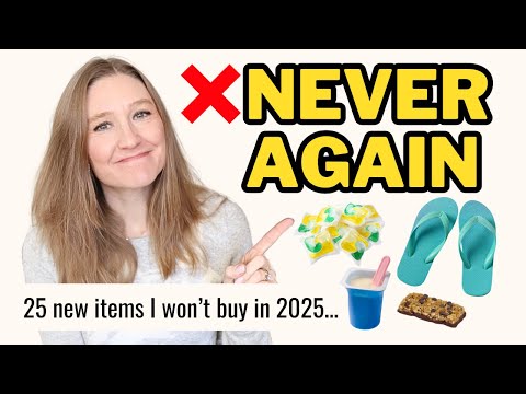 25 Things I Will NOT BUY In 2025 (minimalism, simple living)