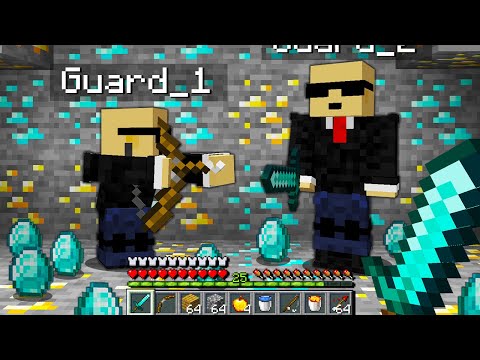 Minecraft UHC but I secretly spawned bodyguards...