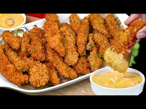 Chicken Tenders/ Fingers/ Strips recipe (Ramzan Special Recipe), Chicken Recipe by Samina Food Story