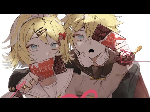 【イラストメイキング】❀バレンタイン❀【ClipStudio 指描き】鏡音リンレン