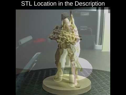 Battle Droid Figurine from Star Wars Printed on Bambu Lab A1