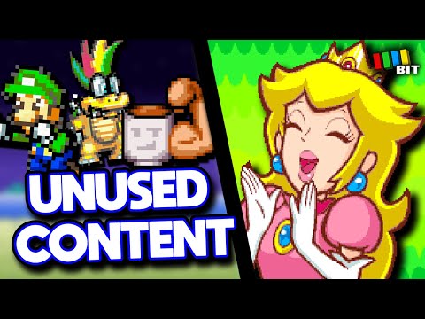 Super Princess Peach Unused Content | LOST BITS [TetraBitGaming]