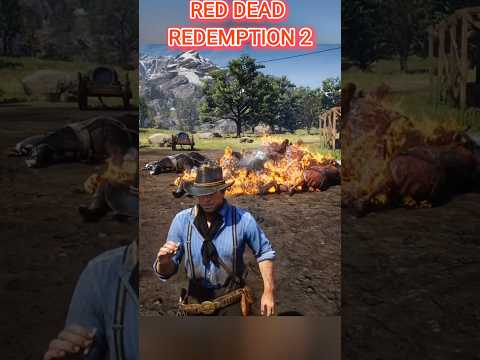 I'M Going to Wipe Out EVERYONE in Red Dead Redemption 2 #shorts #rdr2 #rdr #gaming #gamingshorts