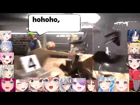 Hololive Girls Reaction To Grandpa Destroying Their Property (I Am Part-Time Worker)