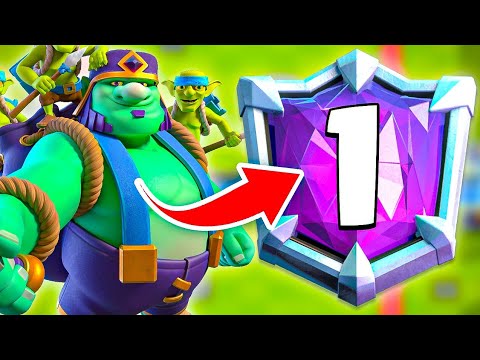 TOP LADDER PUSH WITH EVO GOBLIN GIANT DOUBLE PRINCE DECK - Clash Royale