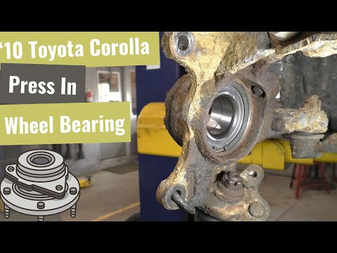 '10 Toyota Corolla - Front Press In Wheel Bearing