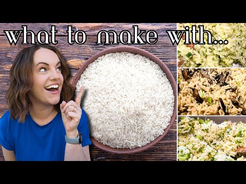 The RICE is RIGHT!!!  3 *NEW* rice recipes that are amazing!