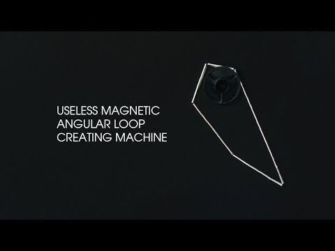 Useless Magnetic Angular Loop Creating Machine