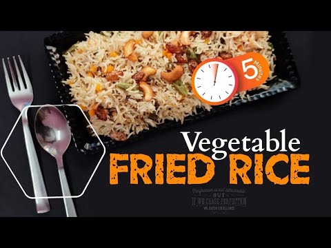 5 mins vegitable fried rice|കുക്കർ വെജിറ്റബിൾ ഫ്രൈഡ് റൈസ് |Quick and easy cooker fried rice recipe.