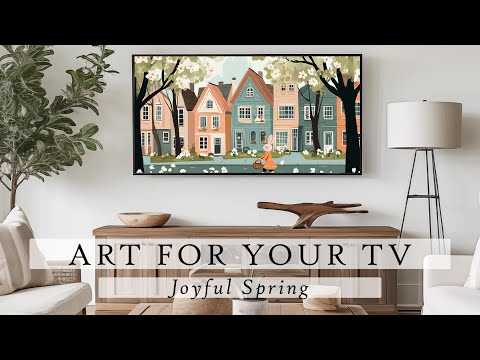 Spring TV Art | Bunny TV Art | Flower TV Art | Art For Your TV | Easter TV Art | 4K | 2 Hours