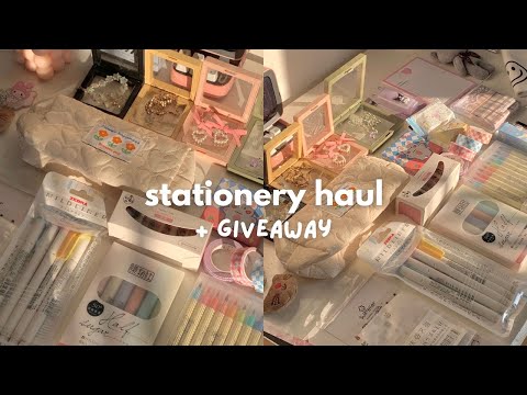 Stationery haul 🌷 back to school 2023 + giveaway, ft. Stationerypal