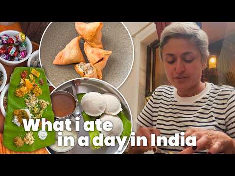 What I eat in a day in INDIA - Day 9 - Hello MUMBAI and the best South Indian Feast!