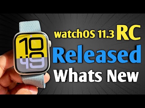 watchOS 11.3 RC Released - What's New