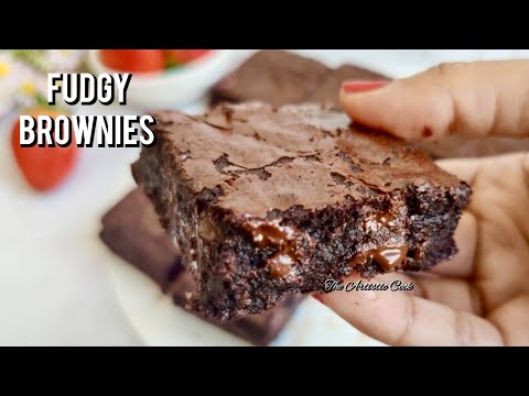 Brownies Recipe | Chocolate Brownie Recipe | Fudgy Brownies Recipe with Cocoa Powder