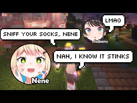 Nene Forgot She Was on Live Cam and Said TOO MUCH 💀📸 (Minecraft New World)