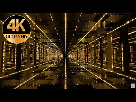 6 hour 4k VJ loop Flashing Metallic Gold color Mind Relaxing Visual background Video, screensaver