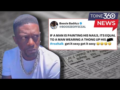 Boosie Outraged Over Men Painting Their Nails