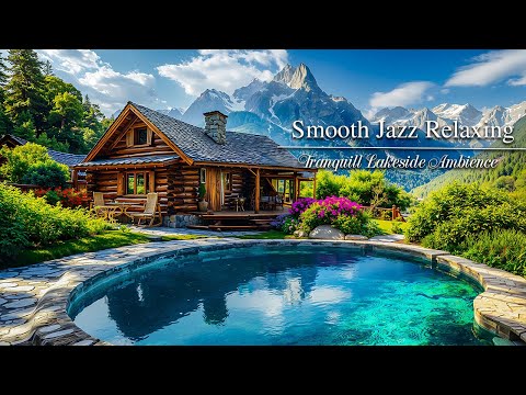 Smooth Jazz In Lakeside Ambience | Start Your Day With Tranquill Jazz & Nature Therapy To Relaxing